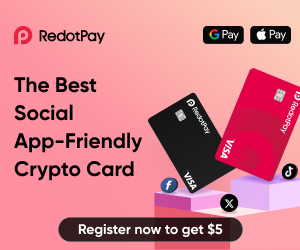 RedotPay — Social App-Friendly Crypto Card. Register to get $5
