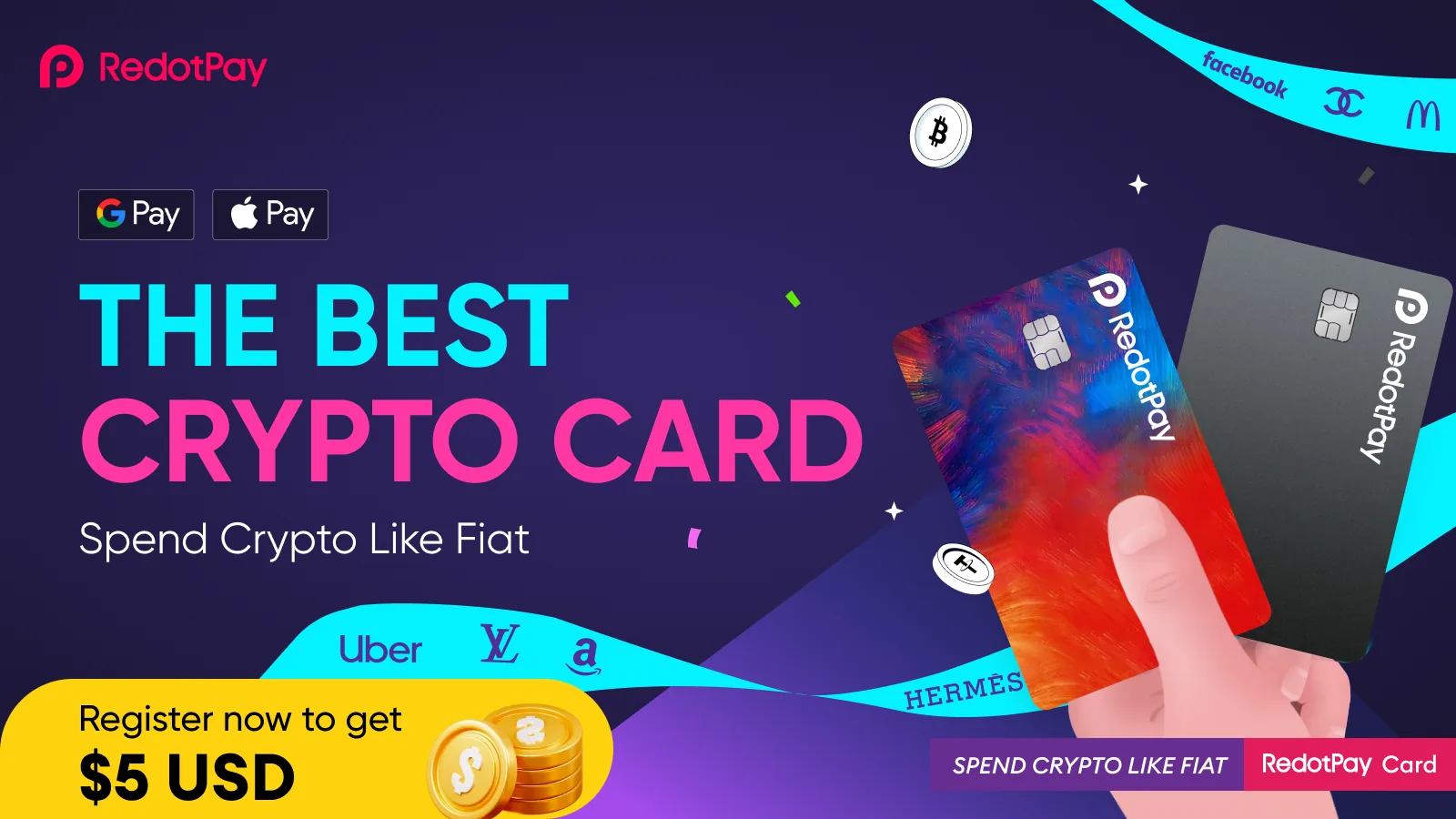 RedotPay — The Best Crypto Card. Spend Crypto Like Fiat