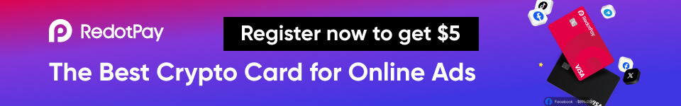 RedotPay β Best Social App-Friendly Crypto Card. Register to get $5